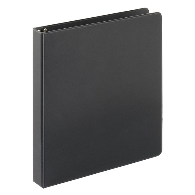 OFFICE DEPOT OD03362 Just Basics Economy Nonview 3-Ring Binder, 1in Round Rings, Black