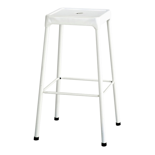 SAFCO PRODUCTS CO Safco 6606WH  Steel Bar Stool, White