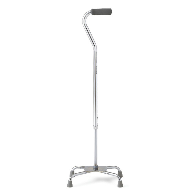 MEDLINE INDUSTRIES, INC. MDS86228CHR Medline Quad Canes, Large Base, Chrome, Case Of 2