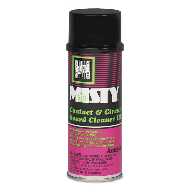 ZEP INC. Misty® 1002285 Contact and Circuit Board Cleaner III, 16 oz Aerosol Spray, 12/Carton