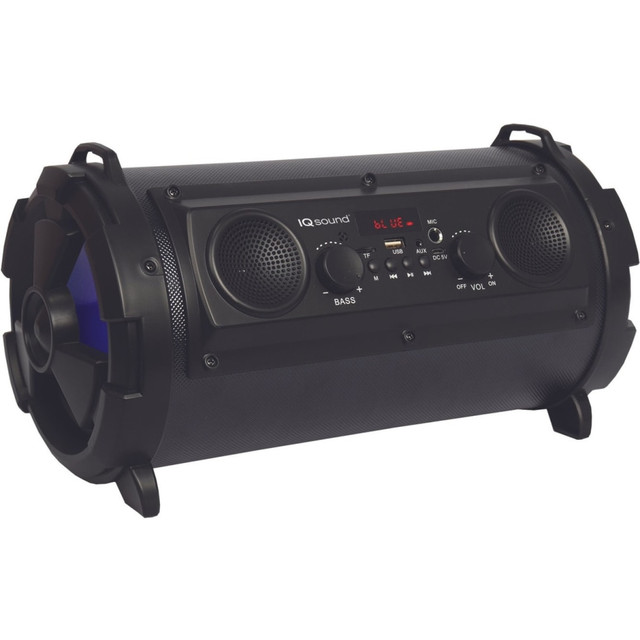 SUPERSONIC INC. IQ-1525BT-BK IQ Sound IQ-1525BT Portable Bluetooth Speaker System - 16 W RMS - Black - 100 Hz to 20 kHz - Battery Rechargeable - USB SUPERSONIC INC. IQ-1525BT-BK IQ Sound IQ-1525BT Portable Bluetooth Speaker System - 16 W RMS - Black - 100 Hz to 20 kHz - Battery Rechargeable - USB