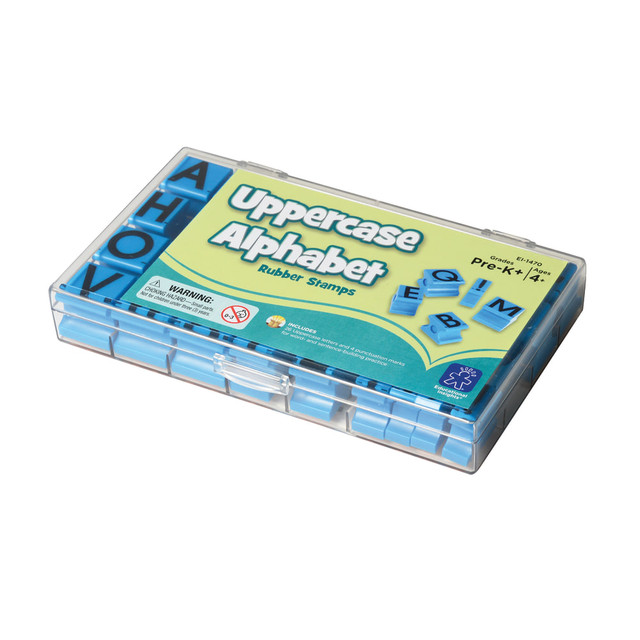 BAUMGARTENS EI-1470BN Educational Insights Uppercase Alphabet Stamps, 5/8in, Set Of 2 BAUMGARTENS EI-1470BN Educational Insights Uppercase Alphabet Stamps, 5/8in, Set Of 2