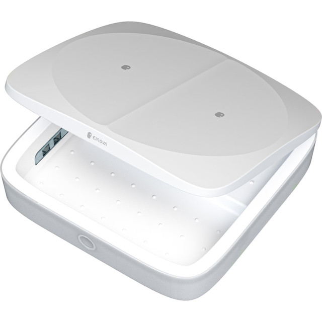 EGGTRONIC INC WP0403020-0F4 Einova Mundus Pro UV-C Sanitizing Disinfector, 2inH x 7-5/8inW x 7-5/8inD, White, WP0403020-0F4