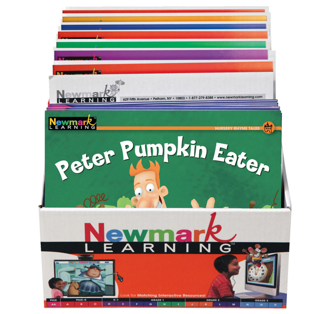 Newmark Learning NL-1066  Rising Readers Leveled Books, Nursery Rhyme Songs And Stories, Grades Pre-K-1, Set Of 12