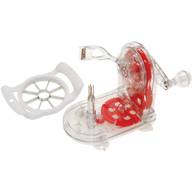 STARFRIT USA INC 93013-006-EXP1 Starfrit Apple Pro Peeler, Red/Clear STARFRIT USA INC 93013-006-EXP1 Starfrit Apple Pro Peeler, Red/Clear