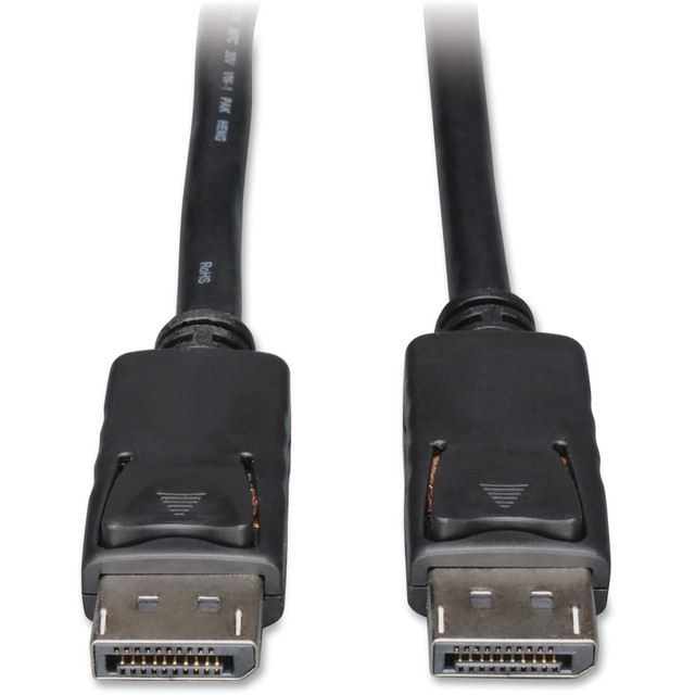 TRIPP LITE P580-003 Eaton Tripp Lite Series DisplayPort Cable with Latching Connectors, 4K 60 Hz (M/M), Black, 3 ft. (0.91 m) - DisplayPort cable - DisplayPort (M) to DisplayPort (M) - 3 ft - black