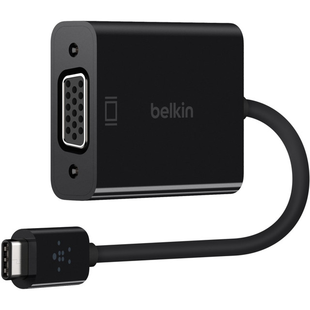 BELKIN, INC. Belkin F2CU037BTBLK  - Adapter - 24 pin USB-C male to HD-15 (VGA) female - 5.9 in