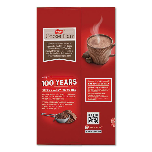 NESTLE Nestlé® 70060 Hot Cocoa Mix, Dark Chocolate, 0.71 oz, 50/Box