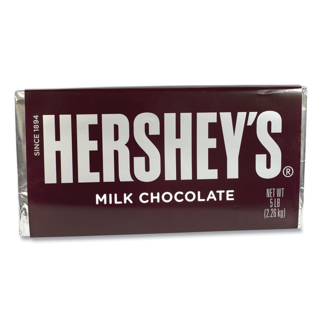 THE HERSHEY COMPANY Hershey®'s 24600015 Milk Chocolate Bar, 5 lb Bar