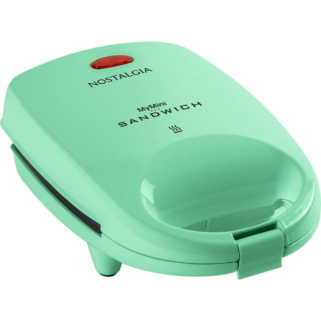 NOSTALGIA PRODUCTS GROUP LLC MSAND5MG Nostalgia Electrics MSAND5MG MyMini Personal Sandwich Maker, Mint Green NOSTALGIA PRODUCTS GROUP LLC MSAND5MG Nostalgia Electrics MSAND5MG MyMini Personal Sandwich Maker, Mint Green