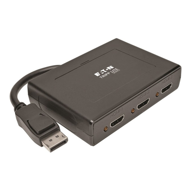 TRIPP LITE B156-003-HD-V2  3-Port DisplayPort to HDMI Multi Stream Transport Hub MST 4K x 2K @ 24/30Hz - Video/audio splitter - 3 x HDMI - desktop - TAA Compliant