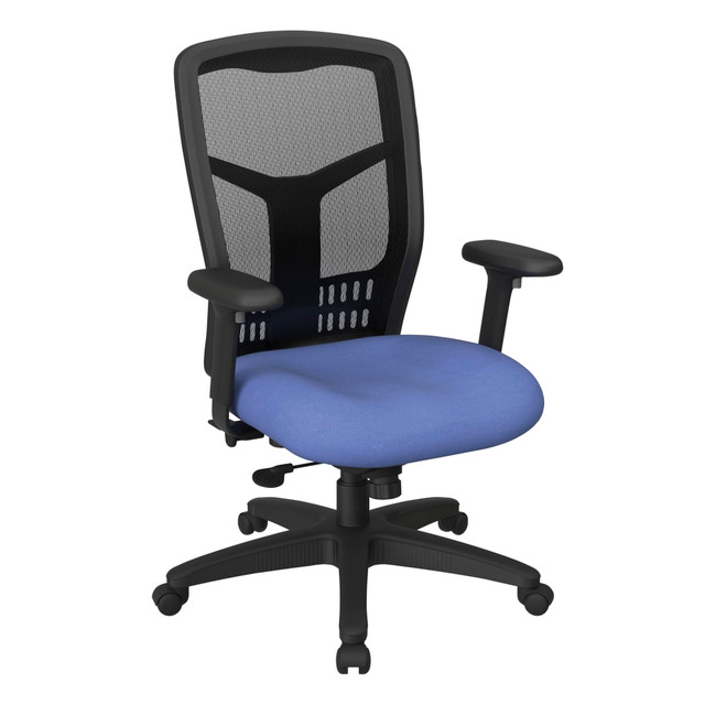 OFFICE STAR PRODUCTS 90662-5877 Office Star ProGrid Mesh High-Back Managers Chair, Sky