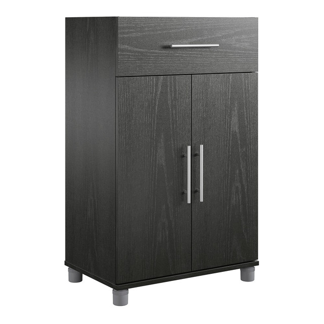 AMERIWOOD INDUSTRIES, INC. Ameriwood Home 6945335COM  Camberly 2-Door/1-Drawer 24inW Base Cabinet, Black