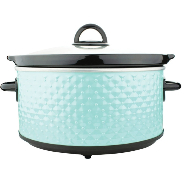 BRENTWOOD APPLIANCES, INC. SC-136BL Brentwood SC-136BL 3.5-Quart Diamond Pattern Slow Cooker, Blue - 190 W3.50 quart - Cooking - Blue