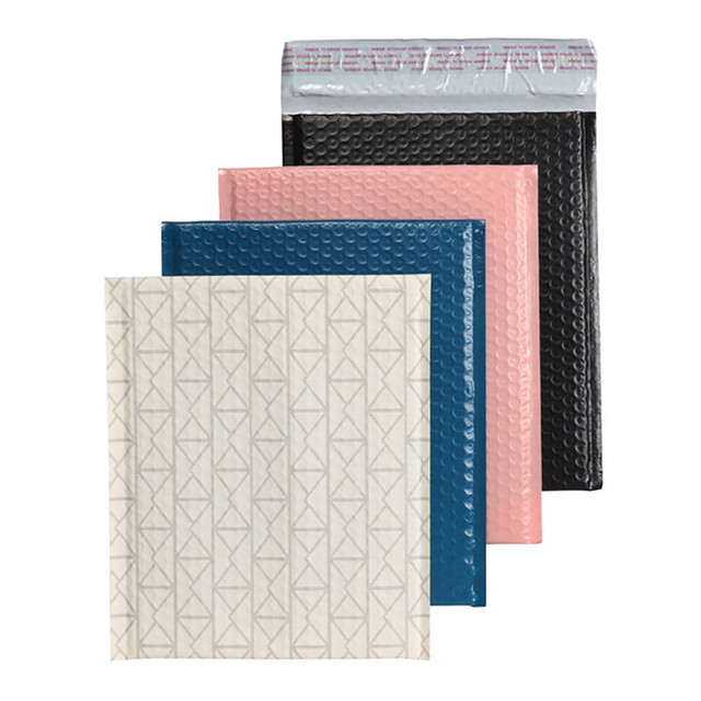 OFFICE DEPOT 284321 Brand Poly Fashion Bubble Mailer, #2, 8 1/2in x 11in, Assorted Colors OFFICE DEPOT 284321 Brand Poly Fashion Bubble Mailer, #2, 8 1/2in x 11in, Assorted Colors