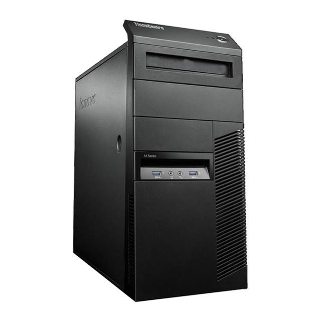 LENOVO, INC. Lenovo RF610499  ThinkCentre M93 Tower Refurbished Desktop PC, Intel Core i5, 8GB Memory, 240GB Solid State Drive, Windows 10, RF610499