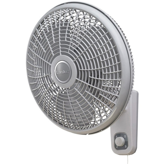 LASKO PRODUCTS, LLC M16900 Lasko M16900 Wall Mount Fan - 16in Fan Diameter - 3 Speed - Quiet, Oscillating, Adjustable Tilt Head, Durable - Gray LASKO PRODUCTS, LLC M16900 Lasko M16900 Wall Mount Fan - 16in Fan Diameter - 3 Speed - Quiet, Oscillating, Adjustable Tilt Head, Durable - Gray