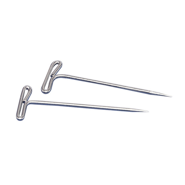ADVANTUS CORP. 85T Gem Office Products T-Pins, 2in, Silver, Box Of 100 ADVANTUS CORP. 85T Gem Office Products T-Pins, 2in, Silver, Box Of 100