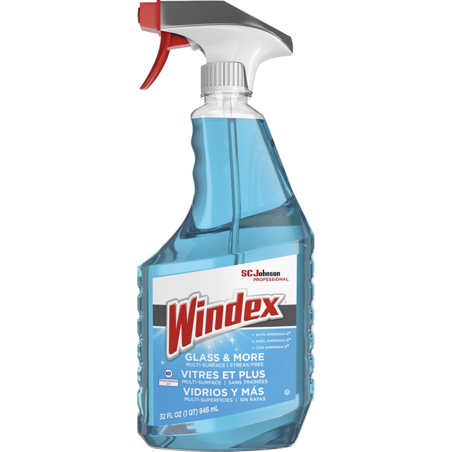 S.C. JOHNSON & SON, INC. Windex SJN695155  Glass Cleaner With Ammonia-D, 32 Oz Bottle