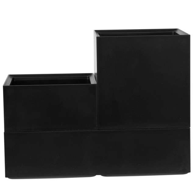 AMAX INCORPORATED KT2-CUPKIT-BLK Bostitch Office Konnect 3-Piece Stackable Storage Cup Set, Black