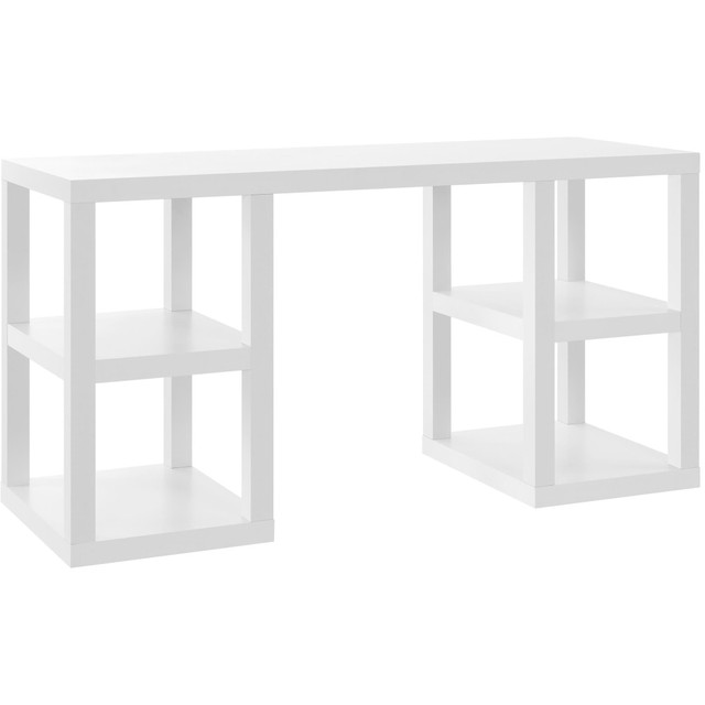 AMERIWOOD INDUSTRIES, INC. Ameriwood Home 9318596COM  Parsons Deluxe 60inW Writing Desk, White