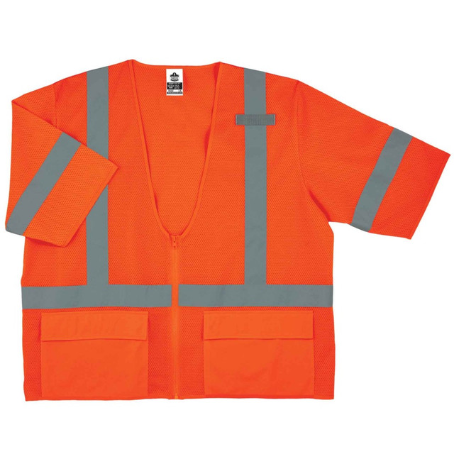 ERGODYNE CORPORATION 22119 Ergodyne GloWear Safety Vest, Standard, Type-R Class 3, 4X/5X, Orange, 8320Z