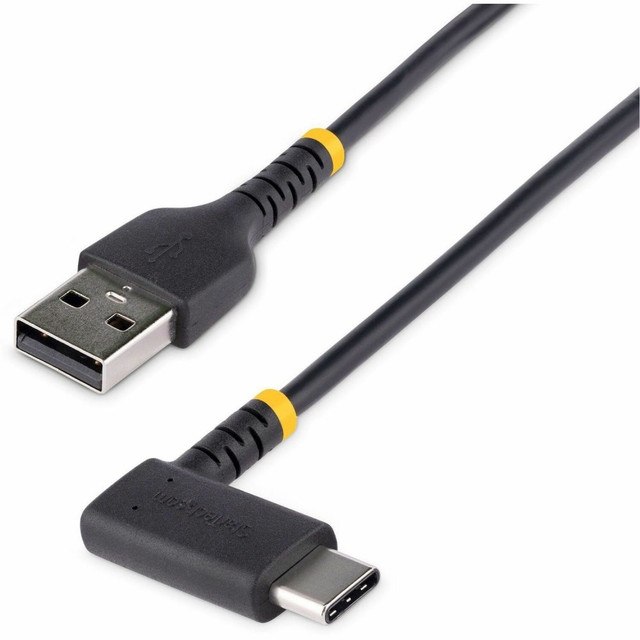 STARTECH.COM R2ACR-30C-USB-CABLE USB-A to C Right-Angle Charging Cable, 1ft STARTECH.COM R2ACR-30C-USB-CABLE USB-A to C Right-Angle Charging Cable, 1ft