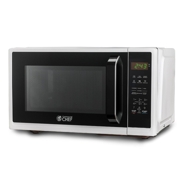 W APPLIANCE COMPANY LLC CHM9MW Commercial Chef 0.9 Cu. Ft. Countertop Microwave, White