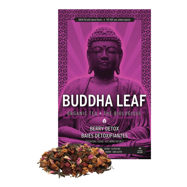 TEA SQUARED 131-EA Buddha Berry Detox Organic Loose Leaf Tea, 2.8 Oz, Carton Of 3 Bags TEA SQUARED 131-EA Buddha Berry Detox Organic Loose Leaf Tea, 2.8 Oz, Carton Of 3 Bags
