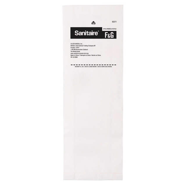 ELECTROLUX 63271 Sanitaire F&G Paper Vacuum Bags, 11-Quart, White, Pack Of 5 Bags ELECTROLUX 63271 Sanitaire F&G Paper Vacuum Bags, 11-Quart, White, Pack Of 5 Bags