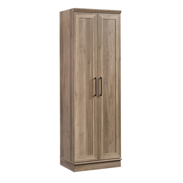 SAUDER WOODWORKING CO. 422426 Sauder HomePlus Narrow Storage Cabinet, Salt Oak SAUDER WOODWORKING CO. 422426 Sauder HomePlus Narrow Storage Cabinet, Salt Oak