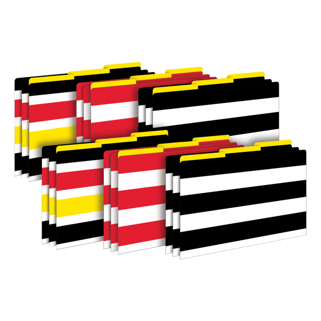 BARKER CREEK PUBLISHING, INC. BC3908 Barker Creek Tab File Folders, Legal Size, Wide Stripes, Pack Of 18 Folders BARKER CREEK PUBLISHING, INC. BC3908 Barker Creek Tab File Folders, Legal Size, Wide Stripes, Pack Of 18 Folders