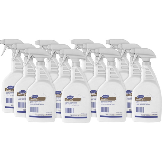 DIVERSEY 4995480CT Care Shine-Up Furniture Polish, Lemon Scent, 32 Oz Bottle, Case Of 12 DIVERSEY 4995480CT Care Shine-Up Furniture Polish, Lemon Scent, 32 Oz Bottle, Case Of 12