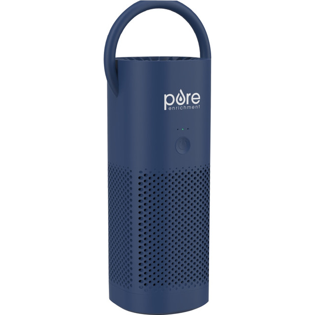 BEAR DOWN CONSULTING PEPERSAP-B Pure Enrichment PureZone HEPA Mini Portable Air Purifier, 54 Sq. Ft. Coverage, Blue
