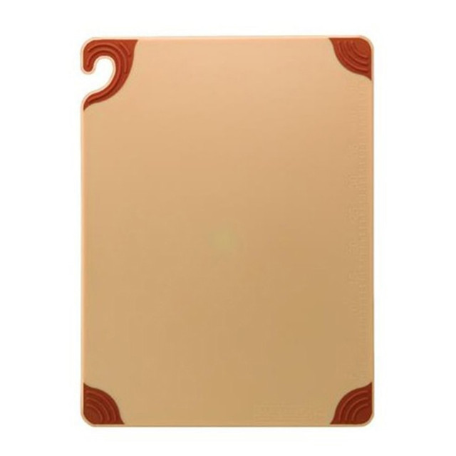 SAN JAMAR, INC. CBG152012BR San Jamar Saf-T-Grip Cutting Board, 1/2inH x 15inW x 20inD, Brown