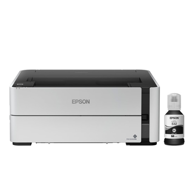 EPSON AMERICA INC. C11CH44201 Epson EcoTank SuperTank ET-M1170 Wireless Inkjet Monochrome Printer