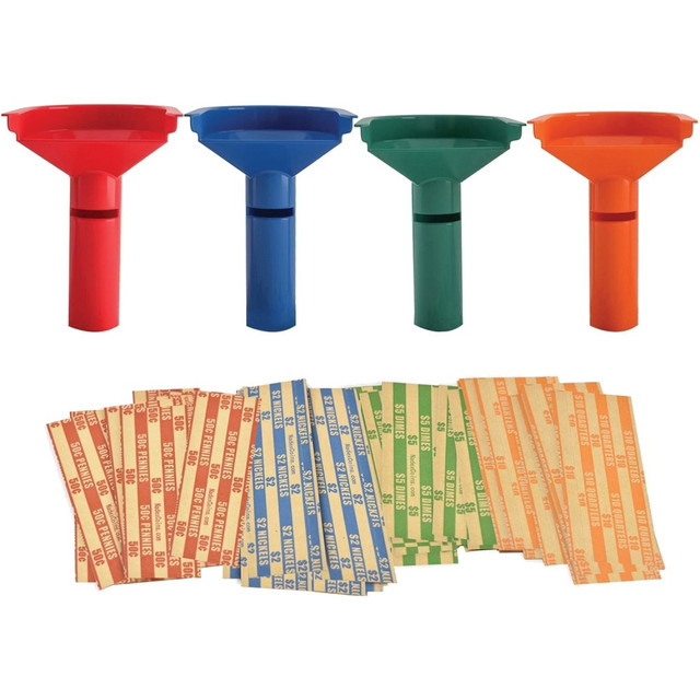 DIGITAL ENERGY NCS8-1006-252 Nadex Coins 252 Coin Wrappers with Coin-Sorter Tubes - Multi DIGITAL ENERGY NCS8-1006-252 Nadex Coins 252 Coin Wrappers with Coin-Sorter Tubes - Multi