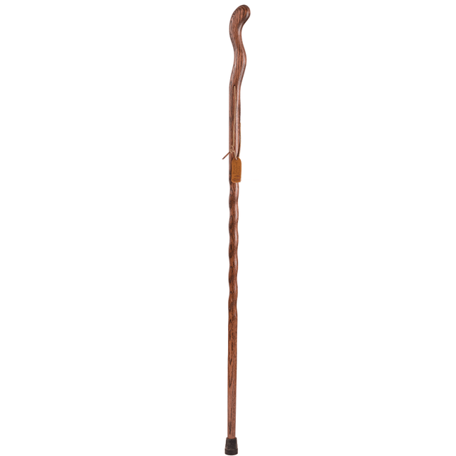 BRAZOS WALKING STICKS 602-3000-1091 Fitness Walker Oak Walking Stick, 55in, Red BRAZOS WALKING STICKS 602-3000-1091 Fitness Walker Oak Walking Stick, 55in, Red