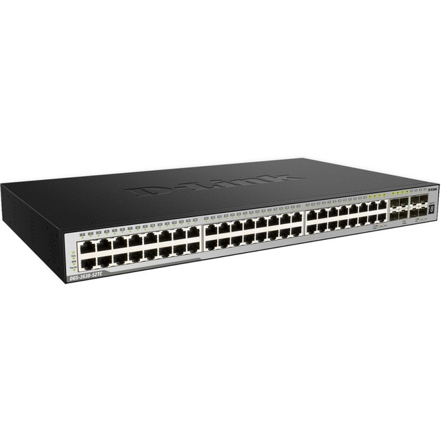 D-LINK SYSTEMS USA, INC. DGS-3630-52PC/SI D-Link DGS-3630-52PC/SI Layer 3 Switch - 48 Ports - Manageable - 3 Layer Supported - Modular - Optical Fiber, Twisted Pair - Lifetime Limited Warranty D-LINK SYSTEMS USA, INC. DGS-3630-52PC/SI D-Link DGS-3630-52PC/SI Layer 3 Switch - 48 Ports - Manageable - 3 Layer Supported - Modular - Optical Fiber, Twisted Pair - Lifetime Limited Warranty