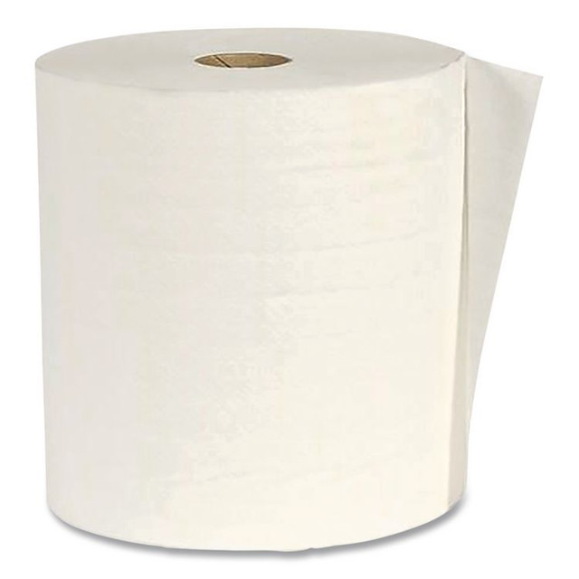 AMERICAN PAPER CONVERTING Eco Green® WL9012 Recycled Hardwound Paper Towels, 1-Ply, 7.87" x 900 ft, White, 6 Rolls/Carton