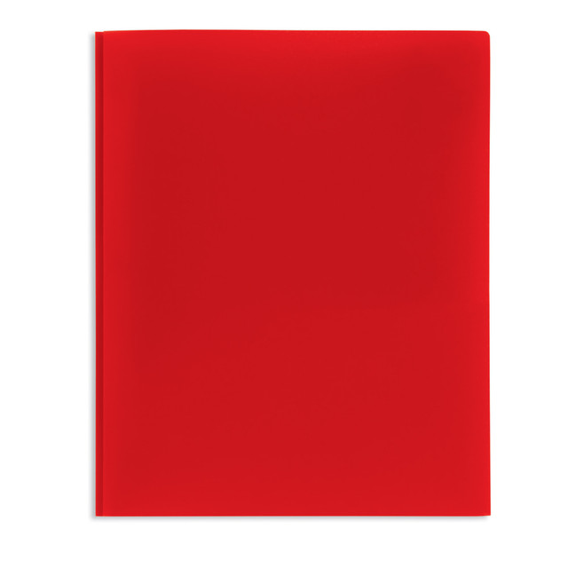 OFFICE DEPOT ODU-REP137 Brand 2-Pocket School-Grade Poly Folder with Prongs, Letter Size, Red OFFICE DEPOT ODU-REP137 Brand 2-Pocket School-Grade Poly Folder with Prongs, Letter Size, Red