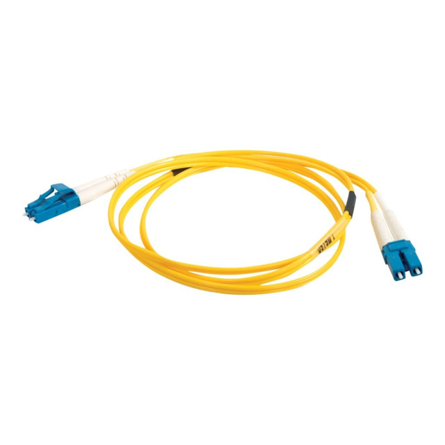 LASTAR INC. 11178 C2G 4m LC-LC 9/125 Duplex Single Mode OS2 Fiber Cable TAA - Yellow - 13ft - Patch cable - TAA Compliant - LC single-mode (M) to LC single-mode (M) - 4 m - fiber optic - duplex - 9 / 125 micron - OS2 - yellow