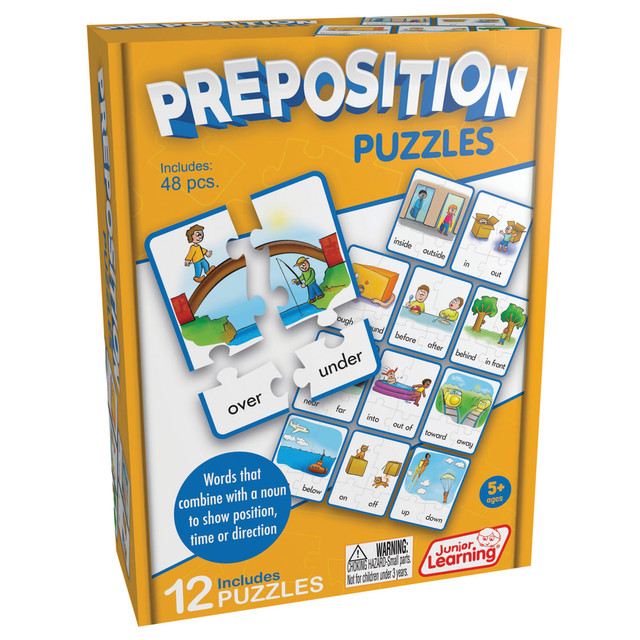 JUNIOR LEARNING, INC. JRL245 Junior Learning Preposition Puzzles JUNIOR LEARNING, INC. JRL245 Junior Learning Preposition Puzzles