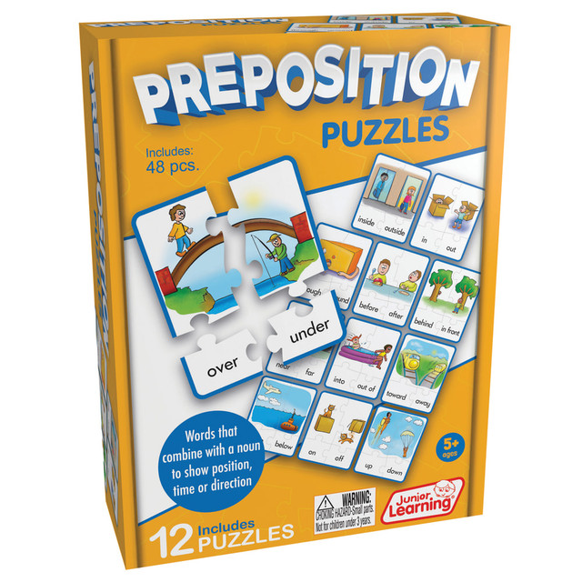JUNIOR LEARNING, INC. Junior Learning JRL245  Preposition Puzzles