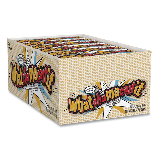 THE HERSHEY COMPANY WHATCHAMACALLIT 24600188 Candy Bar, 1.6 oz Bar, 36 Bars/Box