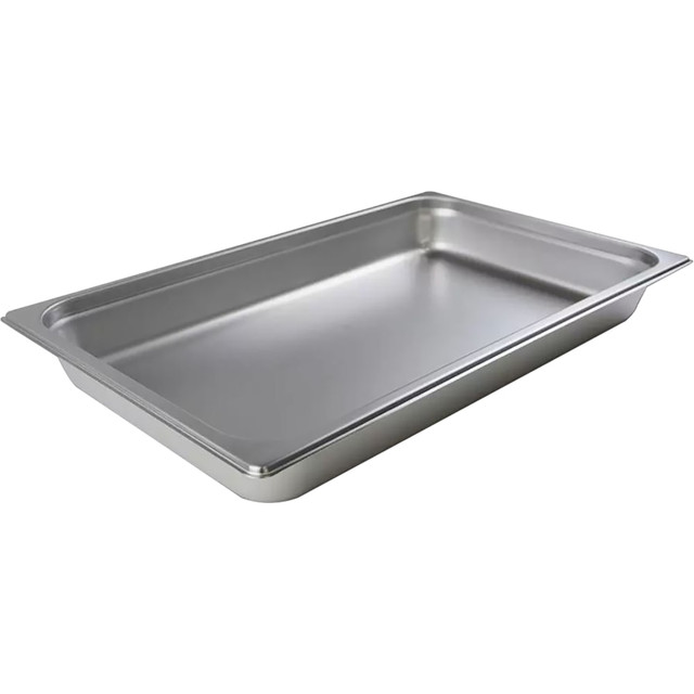 BROWNE & CO. 22002 Hoffman Tech Browne Stainless Steel Steam Table Pans, Full Size, Silver, Pack Of 12 Pans