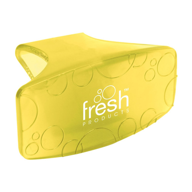 FRESH PRODUCTS LLC EBC-F-012I072M-10 Fresh Products Eco Clip Toilet And Trash Air Fresheners, Citrus Scent, 1.9 Oz, Yellow, Pack Of 72 Air Fresheners