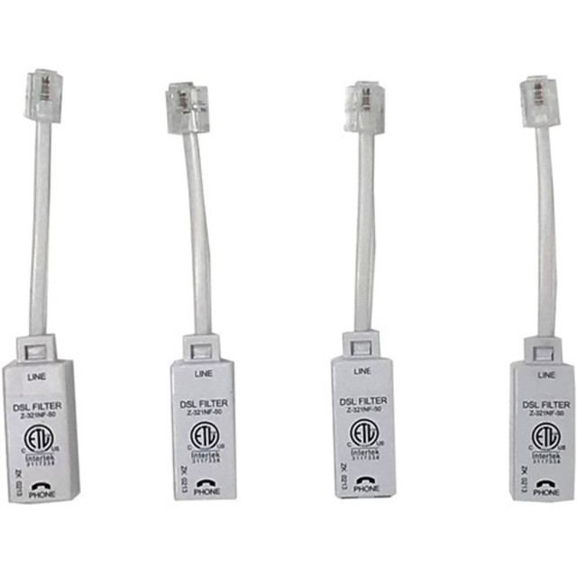 Actiontec DSL Filter 4-pack - White