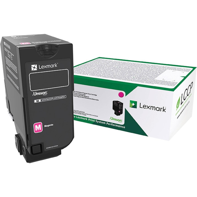LEXMARK INTERNATIONAL, INC. 74C0HMG Lexmark Unison Original High Yield Laser Toner Cartridge - Magenta - 1 Each - 12000 Pages