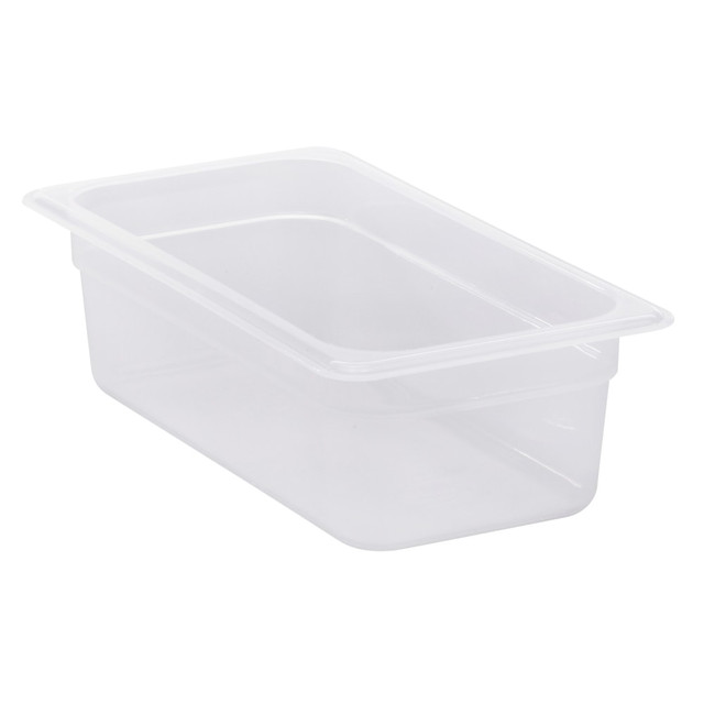 CAMBRO MFG. CO. 34PP190 Cambro Translucent GN 1/3 Food Pans, 4inH x 6-15/16inW x 12-3/4inD, Pack Of 6 Containers